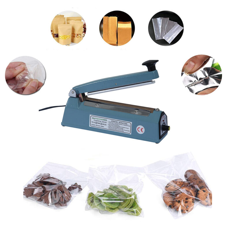 Portable impulse sealer 20 30 40cm IP200S IP300S IP400S Automicom