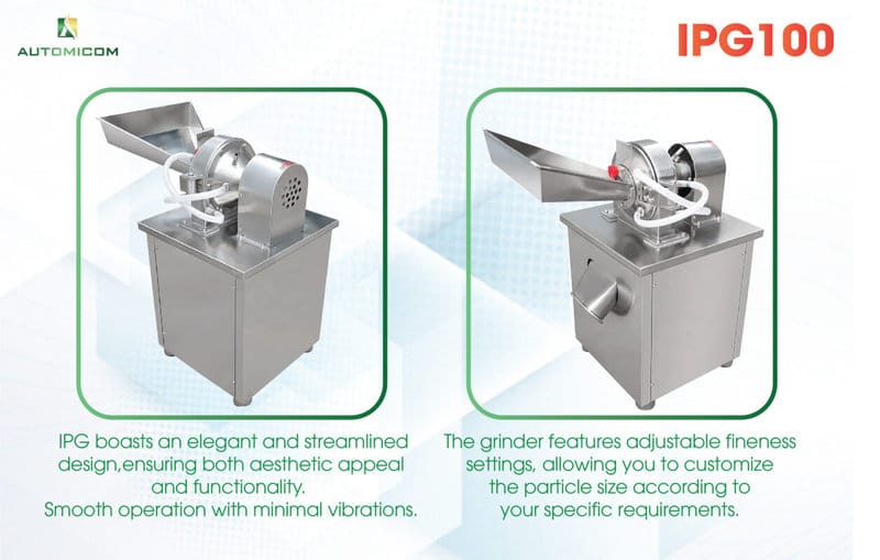 Industrial Powder Grinder - IPG100/200 - Automicom