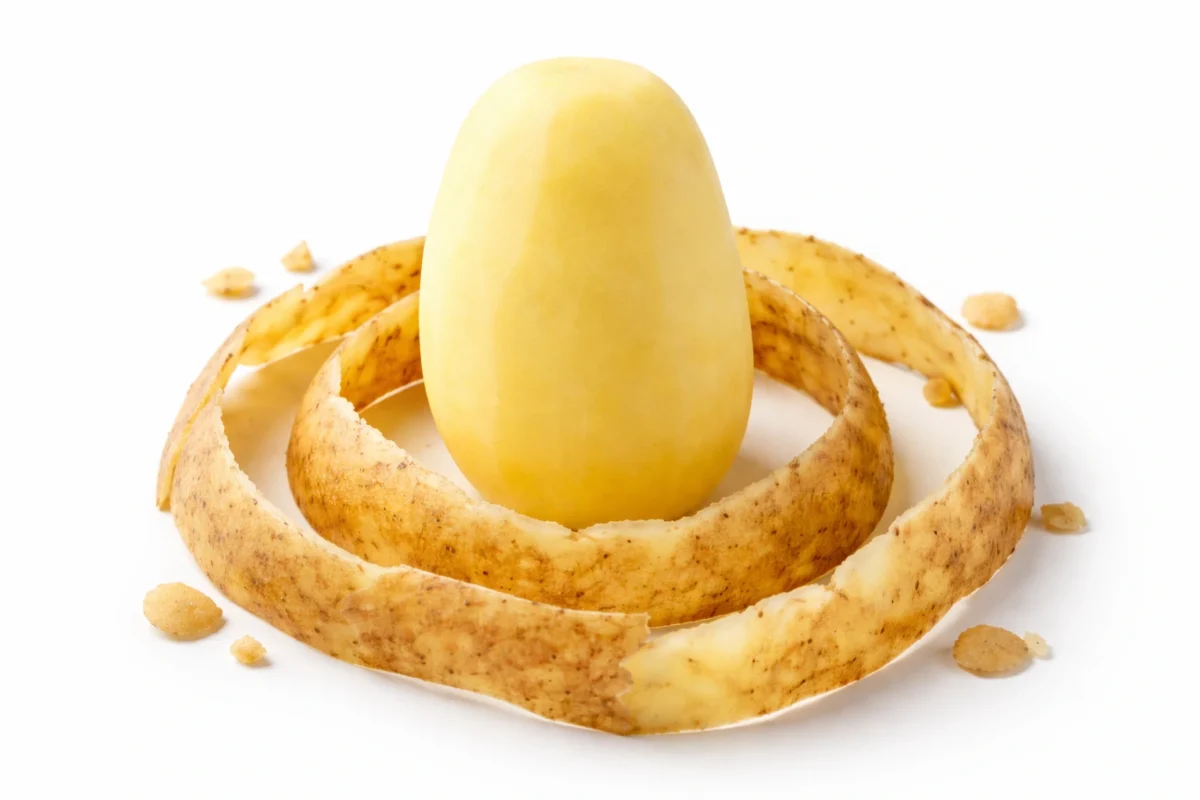 Peeling potato