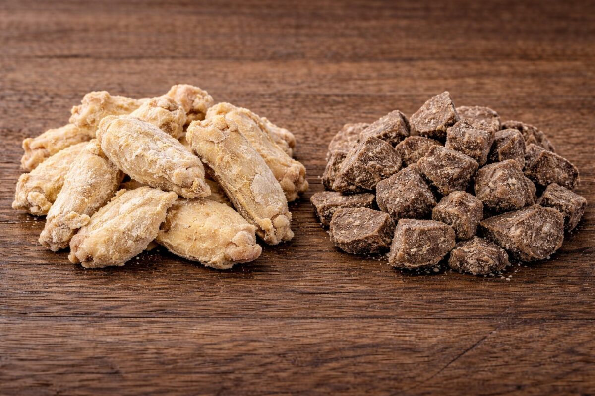 freeze dried chicken wings and dog treats