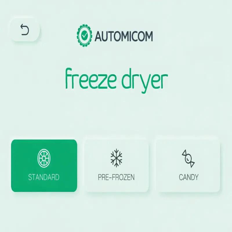 Freeze dryer screen