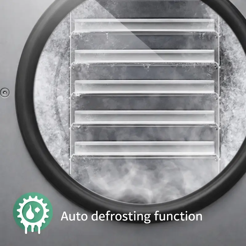 freeze dryer auto defrost