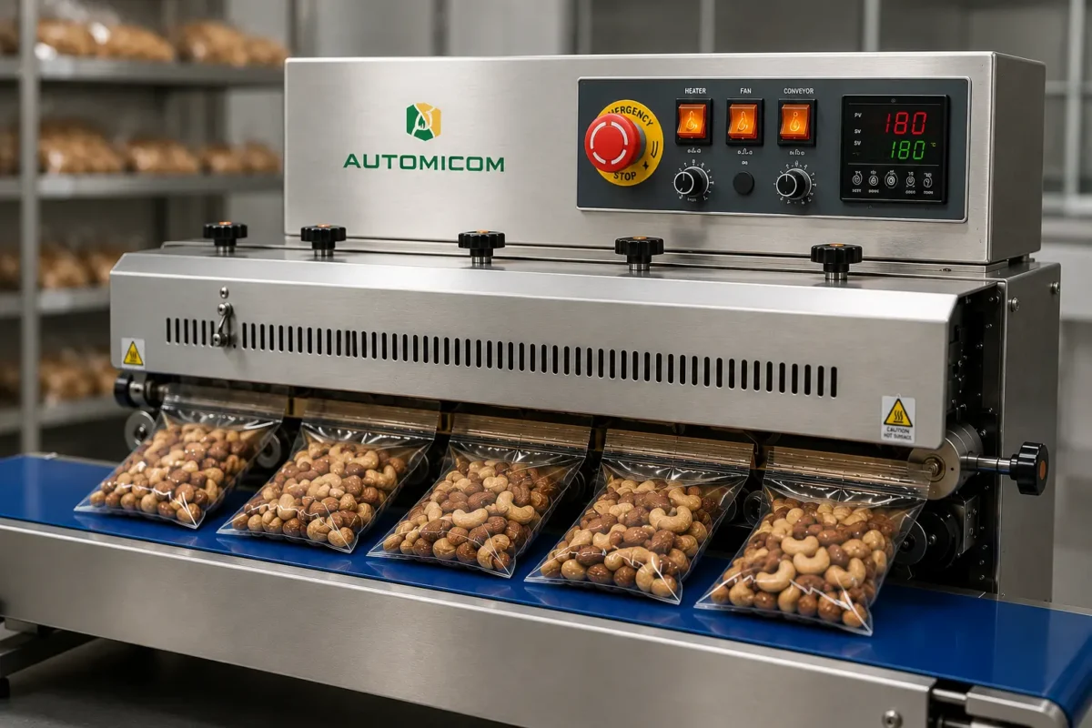 Band sealer for nuts
